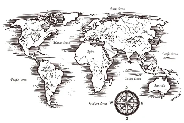 world map