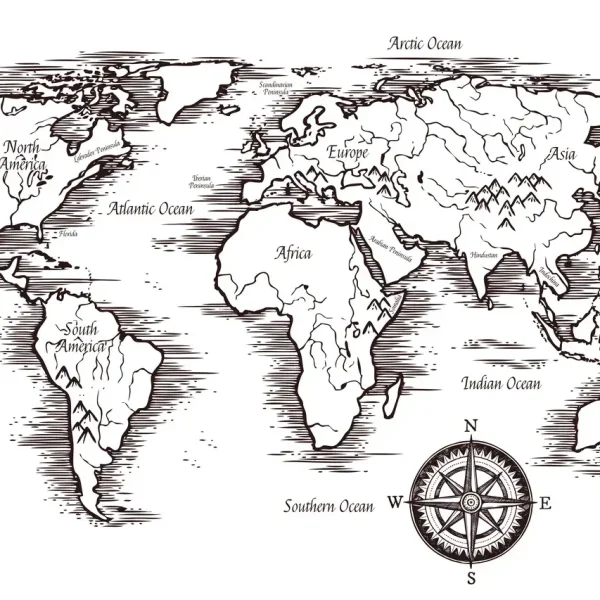 world map
